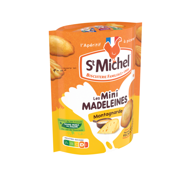 Mini Madeleines emmental-St Michel-010500 Mini Madeleines emmental-St Michel-010500