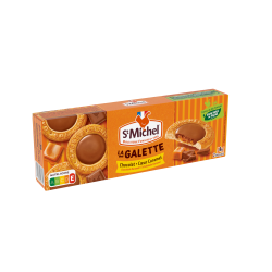 Galette chocolat cœur caramel