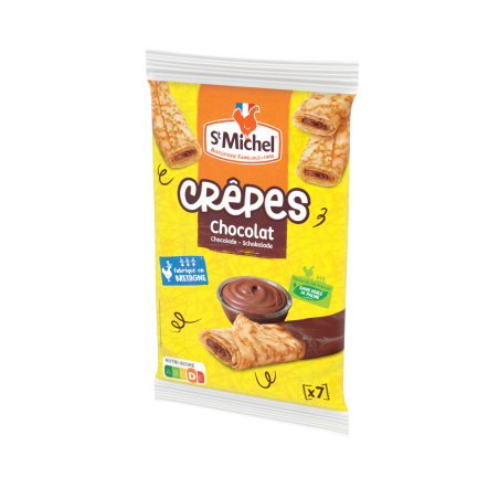 Crêpe fourrée chocolat noisette St Michel – Le nouveau goûter 2025