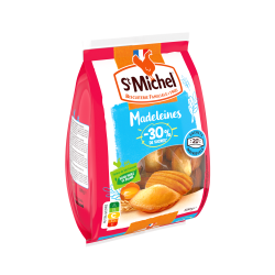 Madeleines -30% de sucres