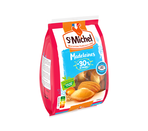Madeleines -30% de sucres Madeleines -30% de sucres