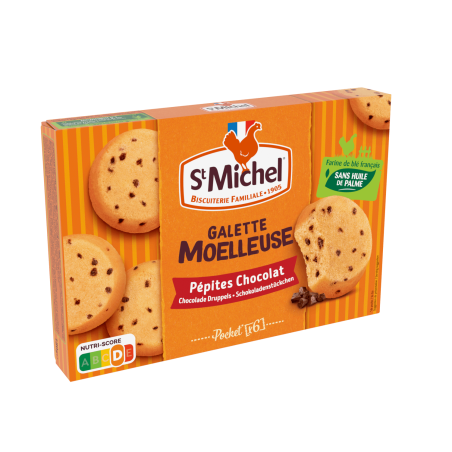 Galette moelleuse pépites chocolat