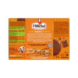 Galette moelleuse nappée chocolat au lait 180g - St Michel