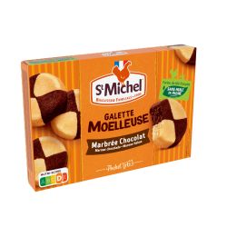 Galette moelleuse marbrée chocolat