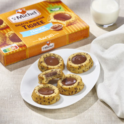 Galette moelleuse tigrée chocolat 720g - St Michel