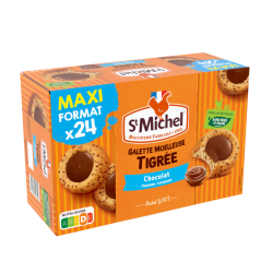 Galette moelleuse tigrée chocolat 720g - St Michel