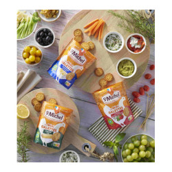 Mini Galettes Oignons Caramélisés – 100 g | St Michel